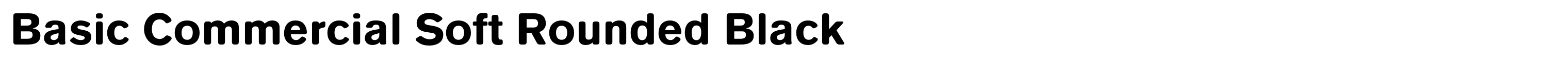 Basic Commercial Soft Rounded Black